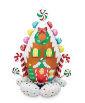 Gingerbread House Balloon 4+ feet tall Balloon