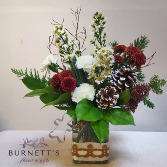 Gingerbread Joy Vase Arrangement