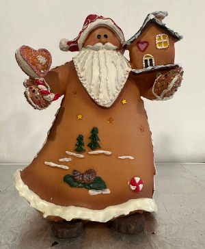 Gingerbread Santa Ceramic