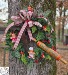 Gingerbread Themed Christmas Wreath 