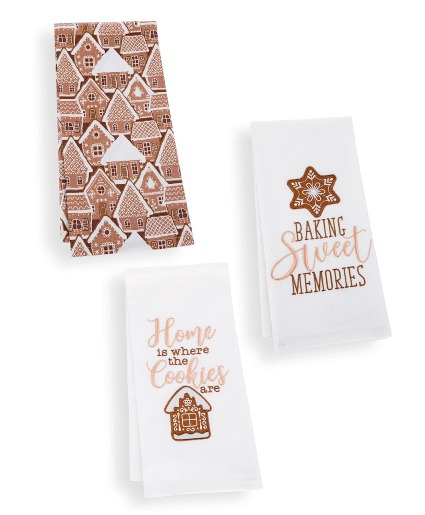 Gingerbread Themed Tea Towels Gifts