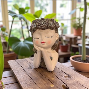 Girl Planter  