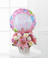 Girls are great bouquet and mylar  