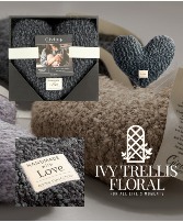 Weighted Heart Pillow - Charcoal 