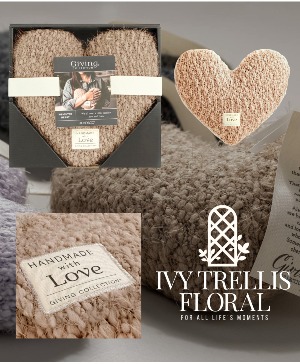 Weighted Heart Pillow - Camel 