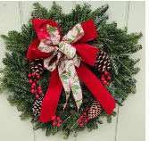 Glad Tidings Fresh Winter Wreath