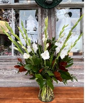 Glad Tidings of Gladiolus Fresh Arrangement
