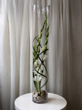 Gladiolas in a Vase Vase Arrangement 
