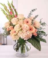 Gladly Pastel & Pink Flower Arrangement