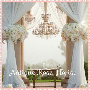 Glamorous Curtain Flowers ( ONLY ) Wedding