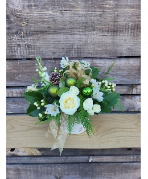 Glamorous Golds & Greens Arrangement 