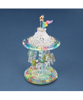 Glass Baron Carousel in Gift Box 