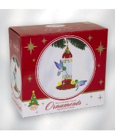 Glass Baron Hummingbird Feeder Ornament with Gift  Glass Baron Hummingbird Feeder Ornament with Gift Box