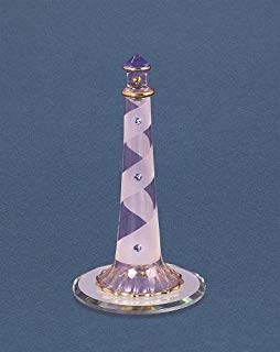 Glass Baron Lighthouse Blue Crystals Glass Baron Lighthouse Blue Crystals