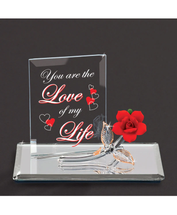 Glass Baron Love of My Life in Gift Box  in Alamosa, CO | VENUS ONLINE FLOWERS