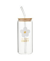 Glass Cold Brew Tumbler - Oh Happy Daisy 