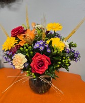 Glass Fall Arrangement  