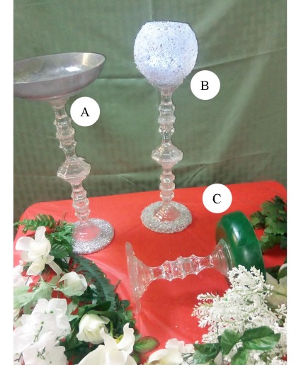glass pedestal centerpiece vases 