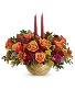 Gleaming Autumn Bouquet Centerpiece