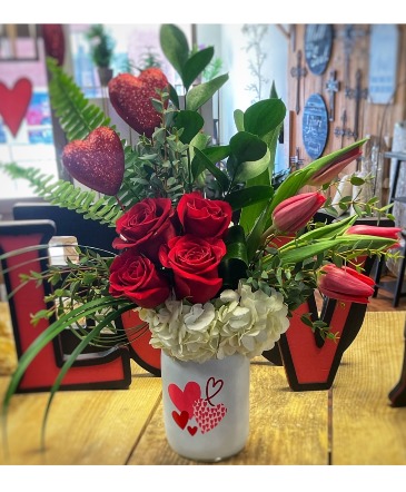 Glimmering Hearts  in Benton, AR | Twigs Flower Shop