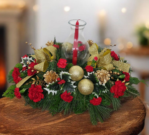 Glitter and Gold FHF-C0825 Fresh Flower Arrangement 