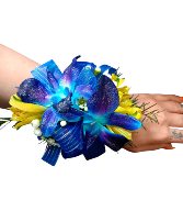 Glitter Orchid wristlet 