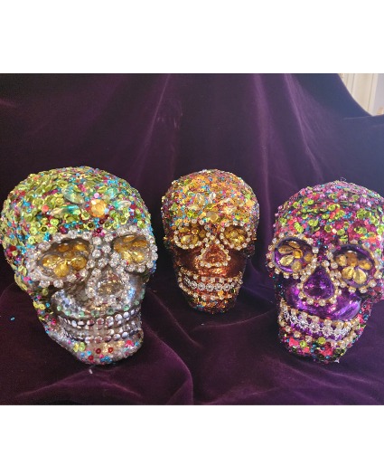 Glitter Skulls