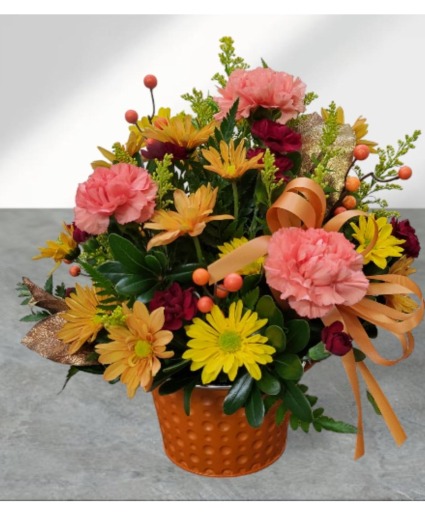 Glittery Fall FHF-F5574 Fresh Flower Arrangement (Local Delivery Area Only)