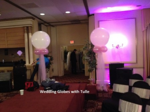 Globes with Tulle 