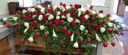 Glorious Farewell Casket Spray