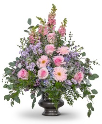 Glorious Garden Urn Sympathy Arrangement