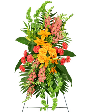 GLORIOUS LIFE Funeral Flowers in Ocala, FL | Blue Creek Florist