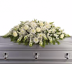 Glorious Light Casket Spray in San Bernardino, CA | INLAND BOUQUET FLORIST Glorious Light Casket Spray in San Bernardino, CA | INLAND BOUQUET FLORIST