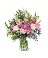 Glorious Pink Flower arrangement 