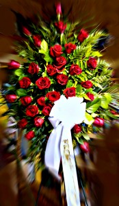 Glorious Red Rose Standing Spray in Fair Lawn, NJ | Dietch's Florist Glorious Red Rose Standing Spray in Fair Lawn, NJ | Dietch's Florist