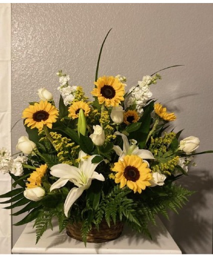 Glorious Sunflowers Basket