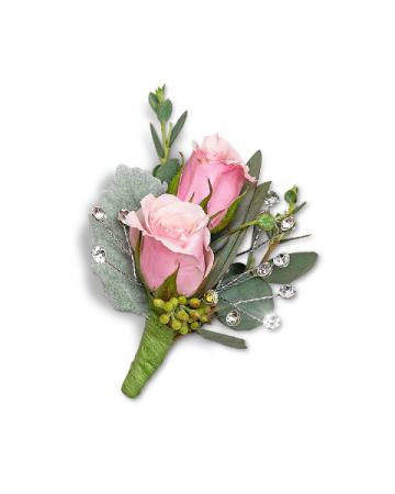 Glossy Boutonniere Corsage/Boutonniere in Nevada, IA | Flower Bed