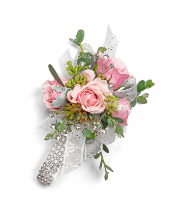 Glossy Corsage Corsage/Boutonniere in Nevada, IA | Flower Bed