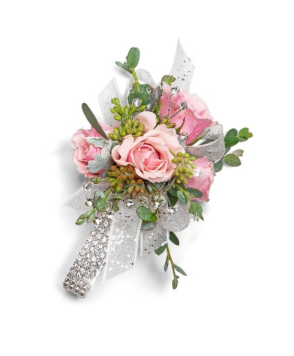 Glossy Corsage Flower Arrangement