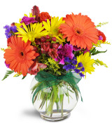 Glowing Blooms - 439 Vase arrangement 