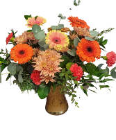 Glowing Sunset Fresh arrangement