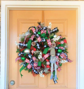 Gnome Deco Mesh Wreath Wreath