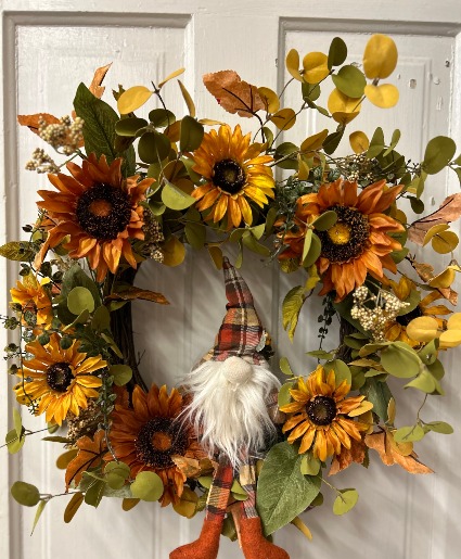 Gnome Fall Wreath Wreath