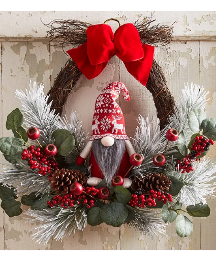 Gnome for Christmas Wreath