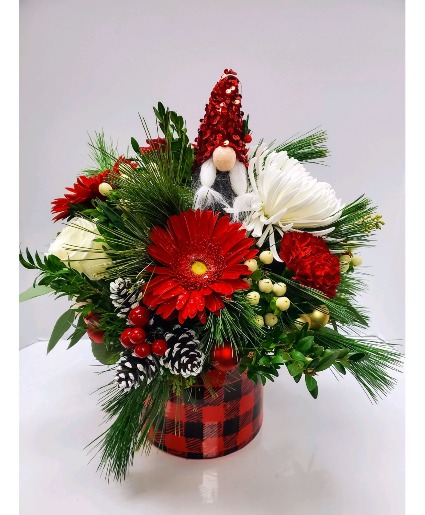 Gnome for the Holidays Arrangement