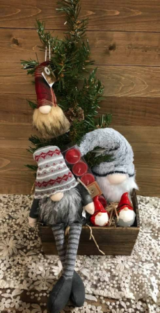Gnome for the Holidays Gift Basket