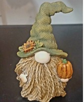 Gnome with Pumpkin gift