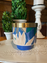 Go Be Lovely Lidded Ceramic Candle Citrus Crush