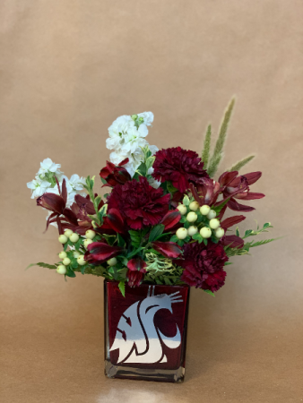 Go COUGS! Bouquet in Moses Lake, WA | FLORAL OCCASIONS Go COUGS! Bouquet in Moses Lake, WA | FLORAL OCCASIONS