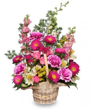 Friendship Blooms Basket of Flowers in Arecibo, PR - FLORISTERIA CELESTIAL